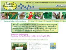 Tablet Screenshot of garden-innovations.co.uk